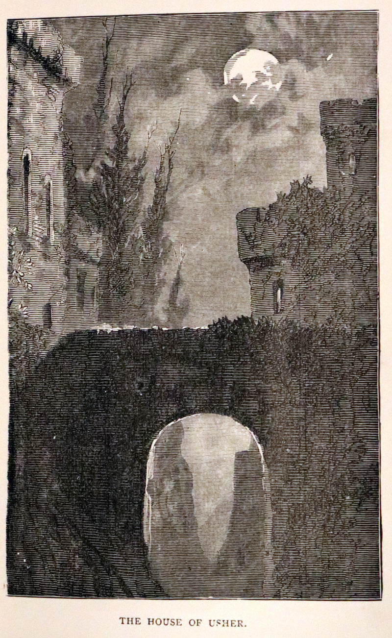 1878 Scarce Book - Edgar Allan POE Tales of Mystery, Imagination, and Humour. Illustrated.