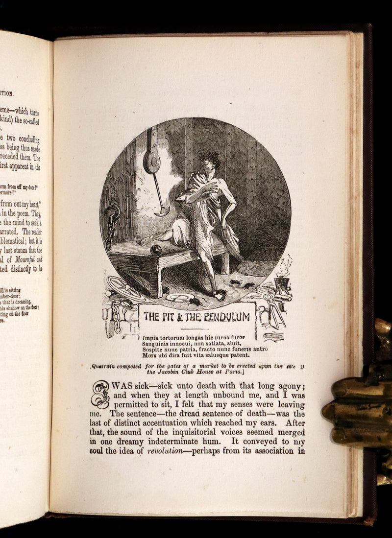 1878 Scarce Book - Edgar Allan POE Tales of Mystery, Imagination, and Humour. Illustrated.