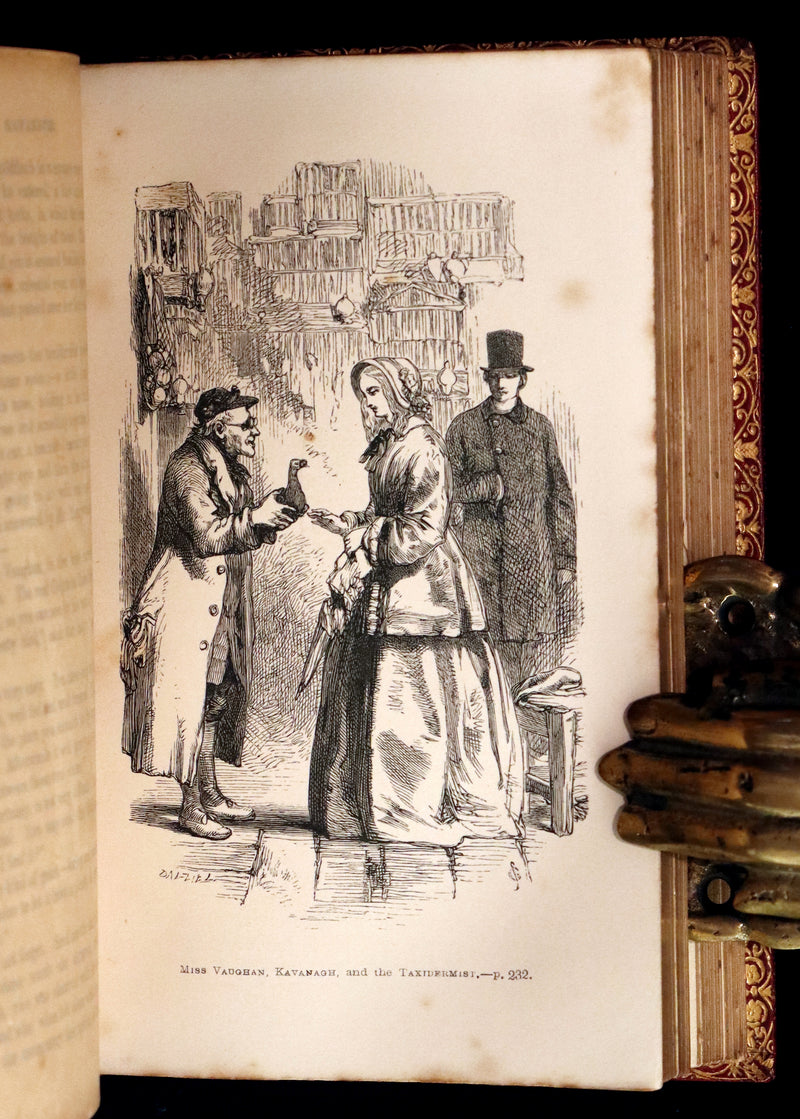 1857 Rare Victorian Book - The Prose Works of Longfellow Illustrated by Sir John Gilbert.