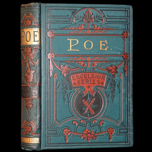 1880 Rare Book - Complete Poems by Edgar Allan POE (The Raven, Lenore, Ulalume, ...).