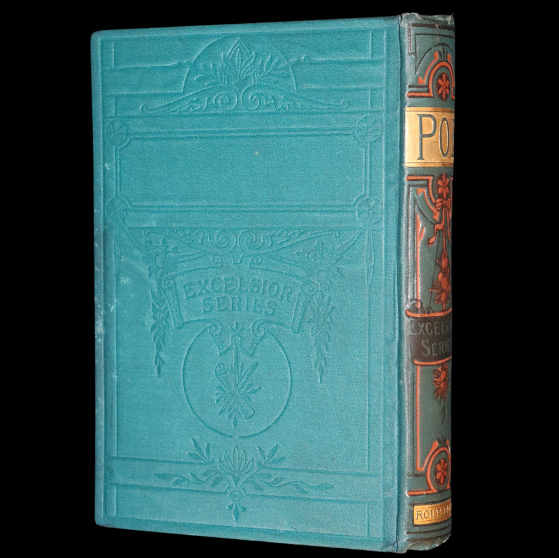 1880 Rare Book - Complete Poems by Edgar Allan POE (The Raven, Lenore, Ulalume, ...).