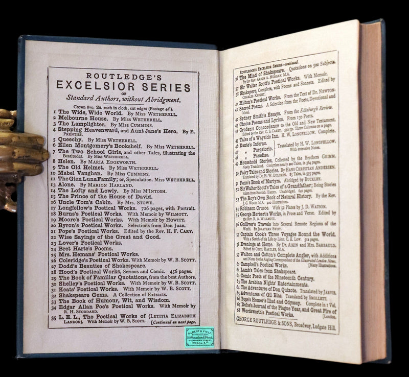 1880 Rare Book - Complete Poems by Edgar Allan POE (The Raven, Lenore, Ulalume, ...).