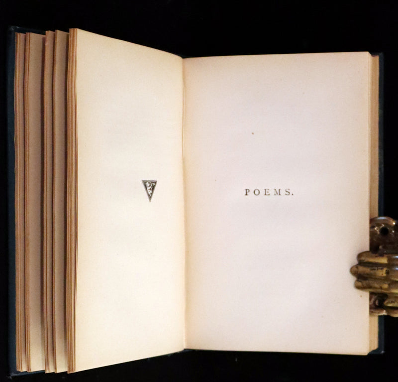 1880 Rare Book - Complete Poems by Edgar Allan POE (The Raven, Lenore, Ulalume, ...).
