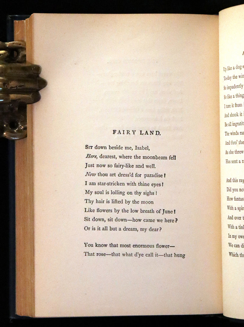 1880 Rare Book - Complete Poems by Edgar Allan POE (The Raven, Lenore, Ulalume, ...).