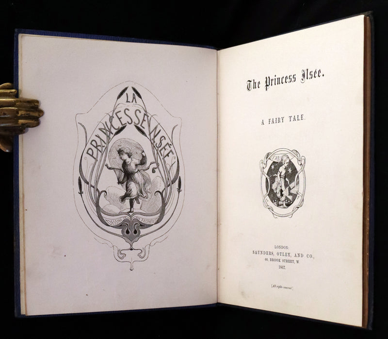 1867 Scarce First English Edition - The Princess Ilsée, A Fairy Tale by Marie Petersen.