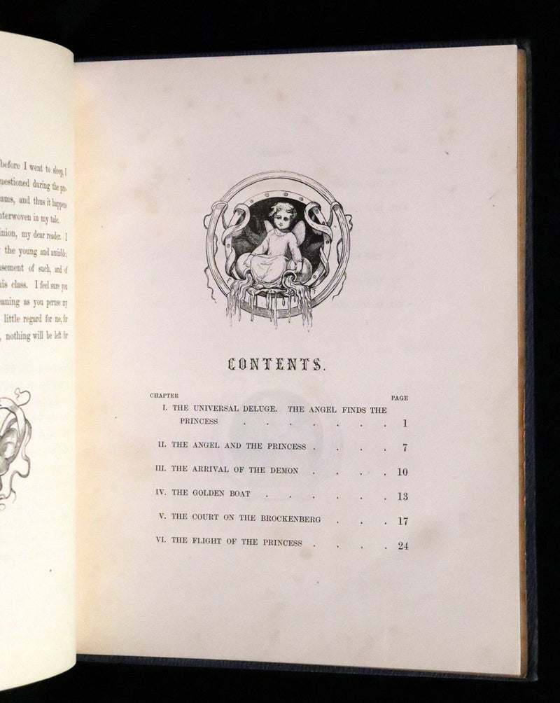 1867 Scarce First English Edition - The Princess Ilsée, A Fairy Tale by Marie Petersen.