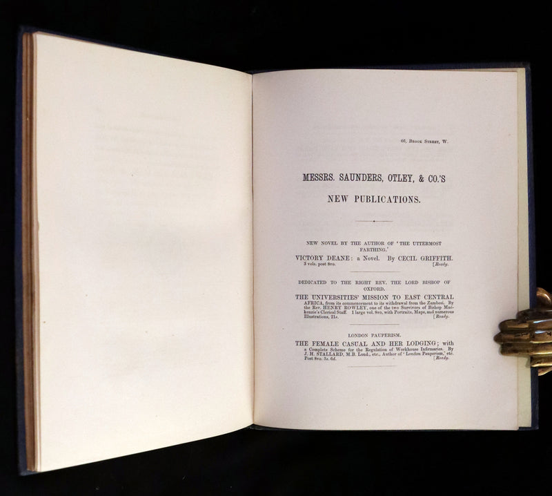 1867 Scarce First English Edition - The Princess Ilsée, A Fairy Tale by Marie Petersen.