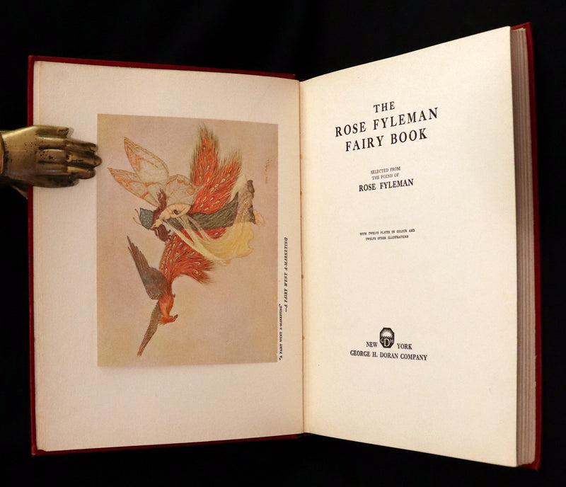 1923 Rare First Edition - The Rose Fyleman Fairy Book Illustrated by Hilda T. Miller.