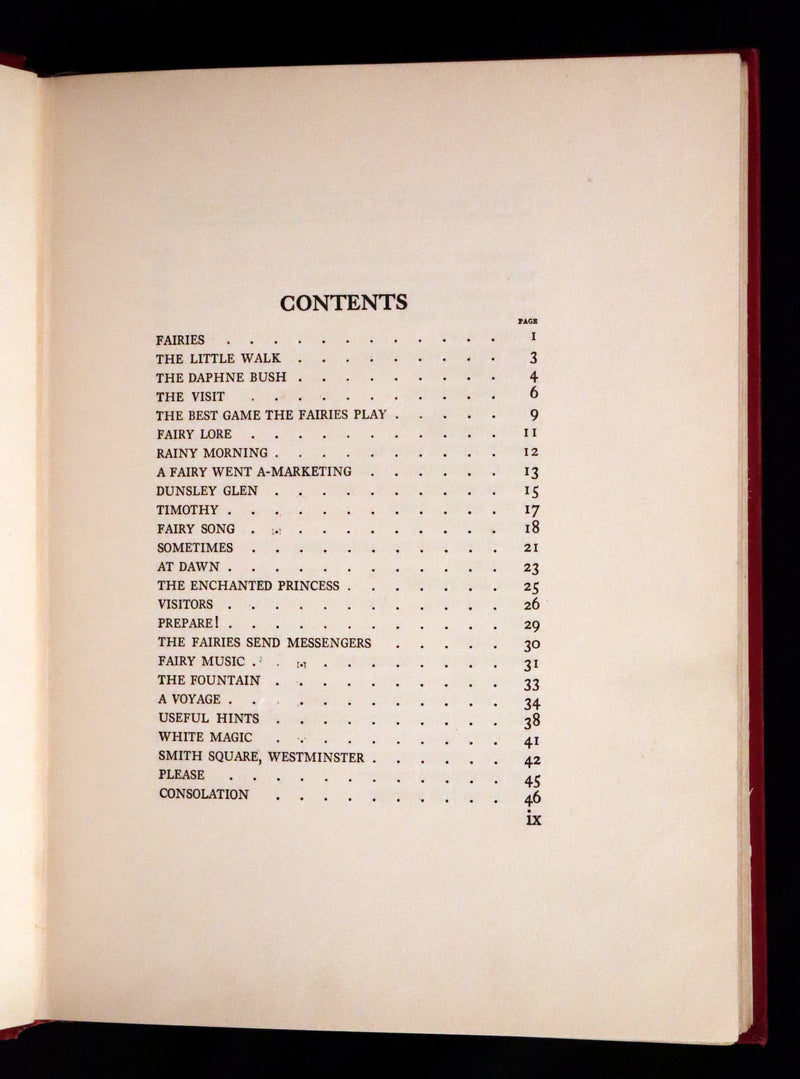 1923 Rare First Edition - The Rose Fyleman Fairy Book Illustrated by Hilda T. Miller.