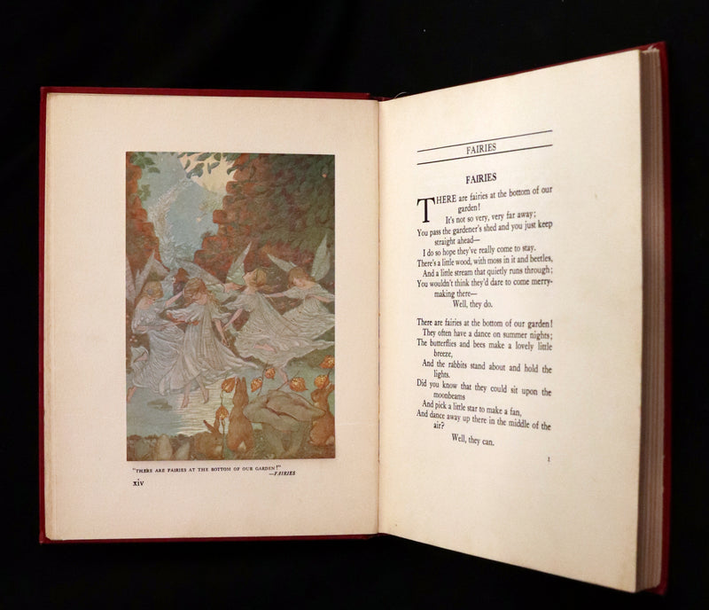 1923 Rare First Edition - The Rose Fyleman Fairy Book Illustrated by Hilda T. Miller.