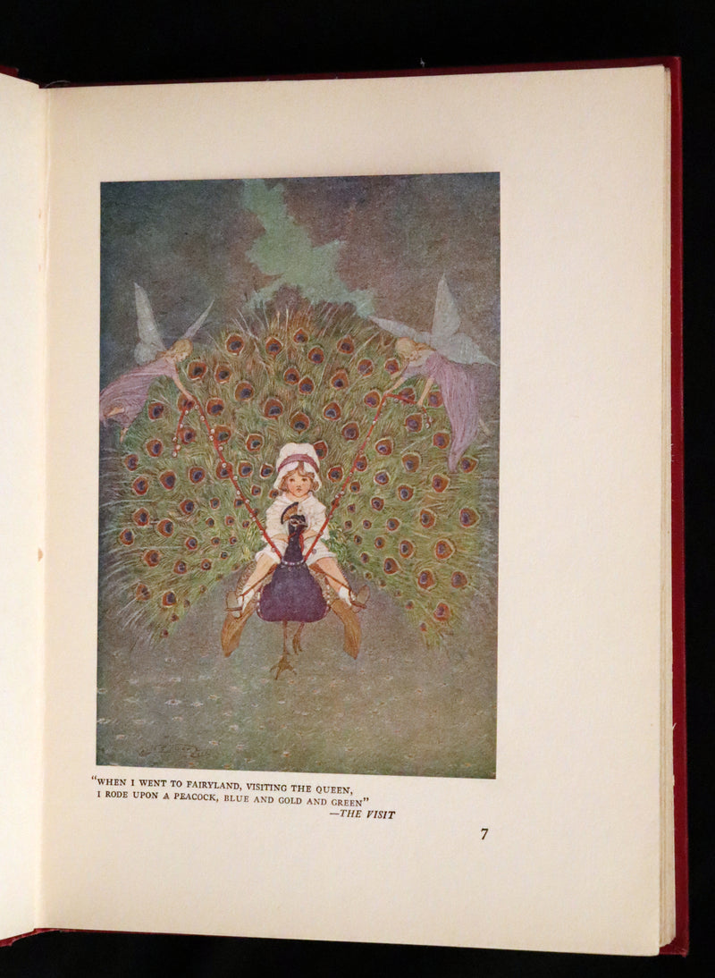 1923 Rare First Edition - The Rose Fyleman Fairy Book Illustrated by Hilda T. Miller.