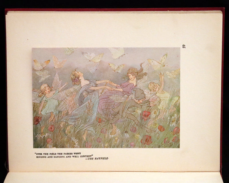 1923 Rare First Edition - The Rose Fyleman Fairy Book Illustrated by Hilda T. Miller.