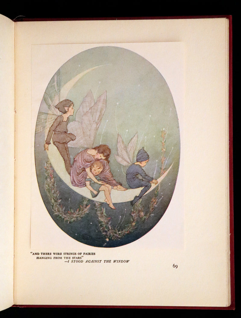 1923 Rare First Edition - The Rose Fyleman Fairy Book Illustrated by Hilda T. Miller.