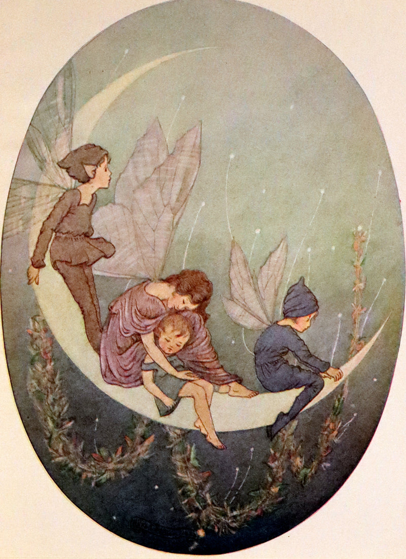 1923 Rare First Edition - The Rose Fyleman Fairy Book Illustrated by Hilda T. Miller.