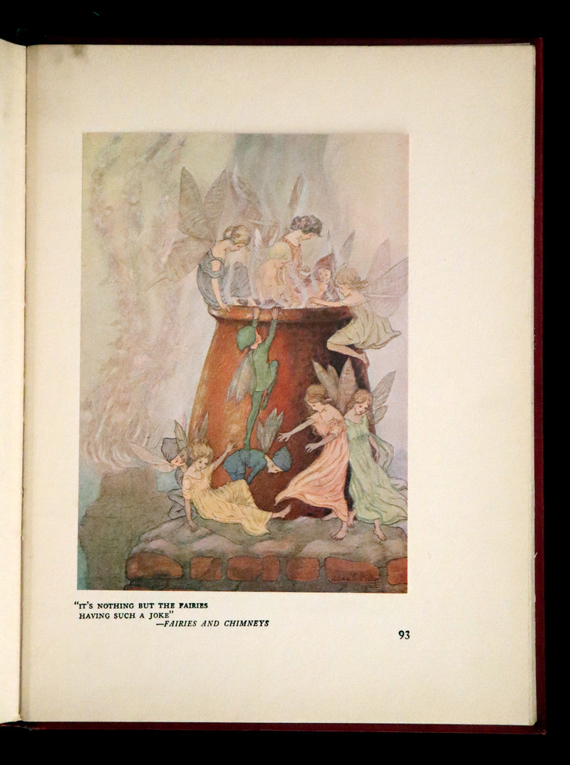 1923 Rare First Edition - The Rose Fyleman Fairy Book Illustrated by Hilda T. Miller.