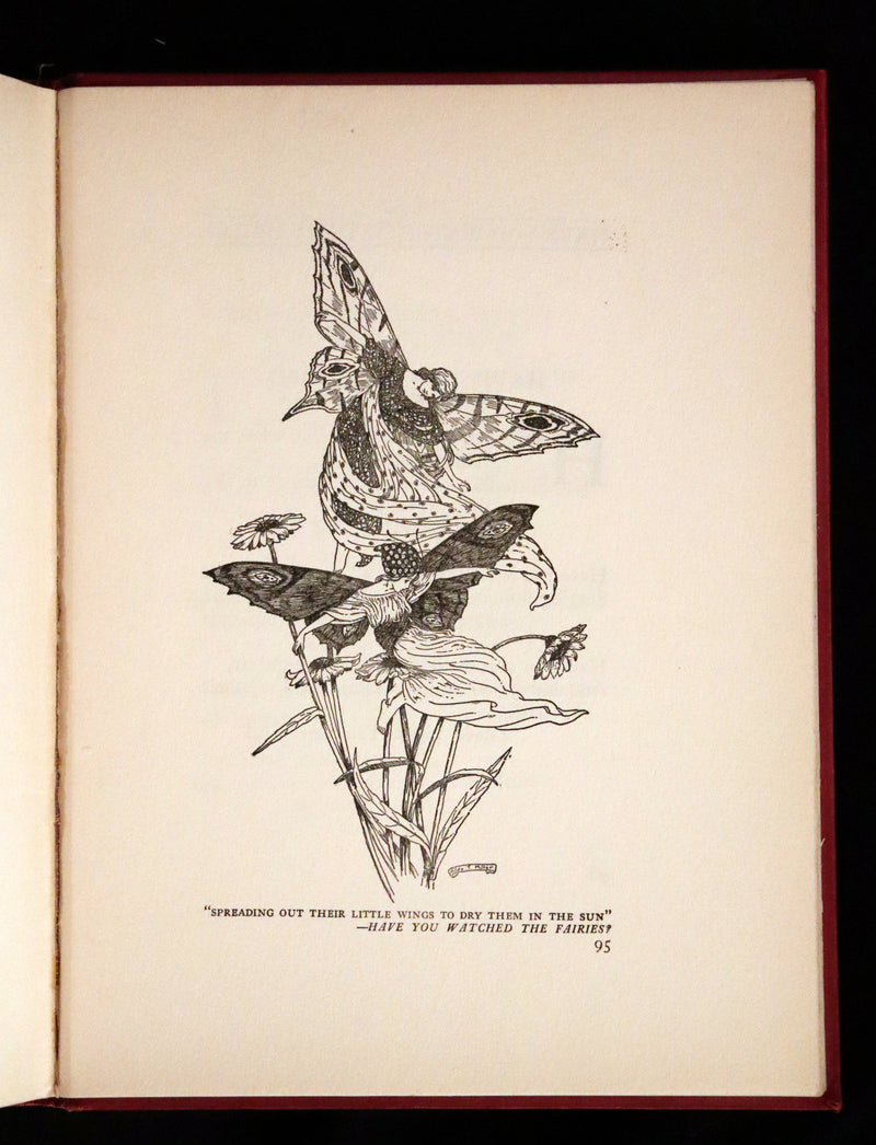 1923 Rare First Edition - The Rose Fyleman Fairy Book Illustrated by Hilda T. Miller.