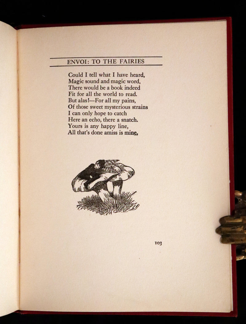 1923 Rare First Edition - The Rose Fyleman Fairy Book Illustrated by Hilda T. Miller.