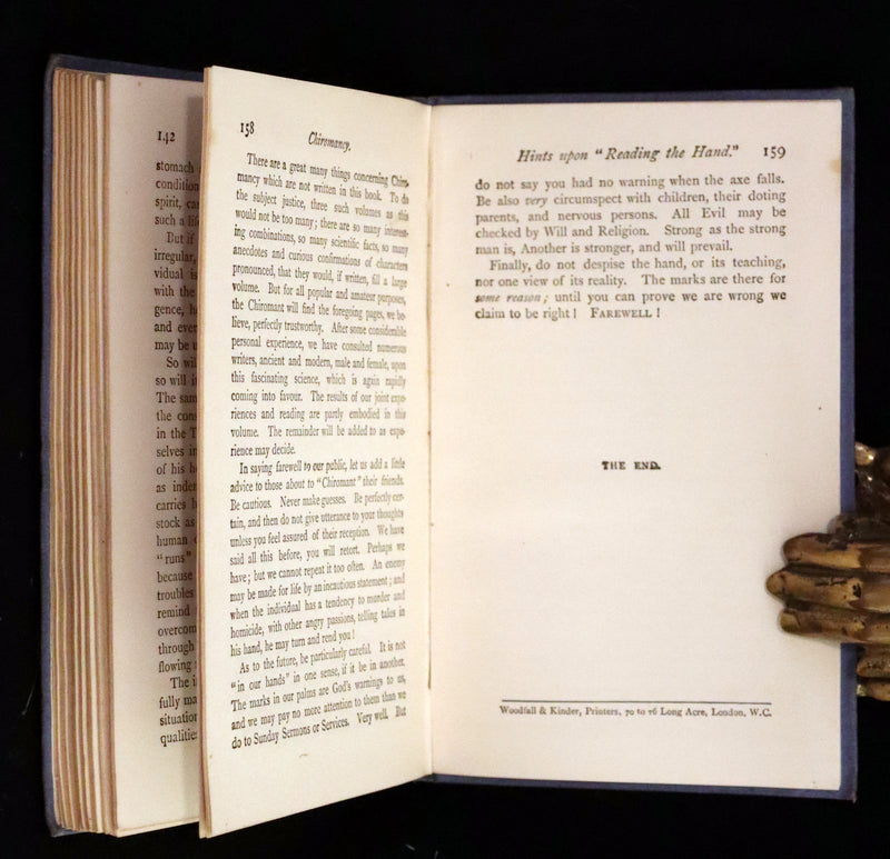 1890 Scarce Book - CHIROMANCY, The Science of Palmistry by Henry Frith. Illustrated.