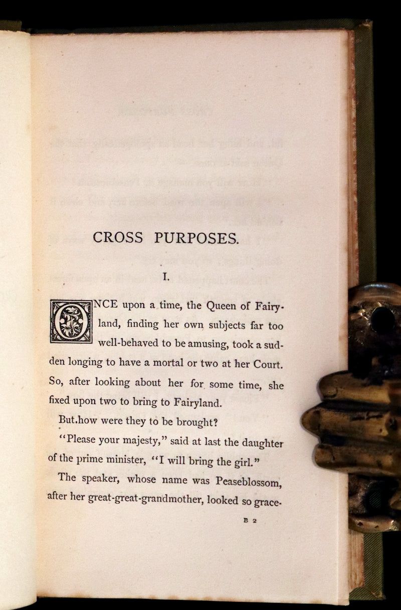 1884 Scarce Edition - Cross Purposes and other Fairy Tales by George MacDonald.