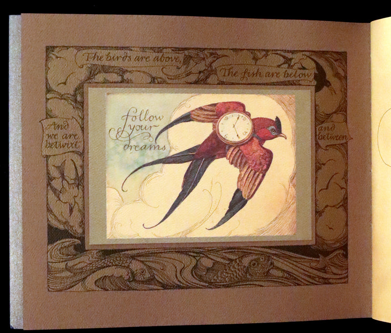 2005 Rare Signed First Edition - Sketches from the Dream Island of Birds by Charles van Sandwyk.