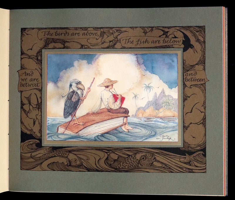 2005 Rare Signed First Edition - Sketches from the Dream Island of Birds by Charles van Sandwyk.