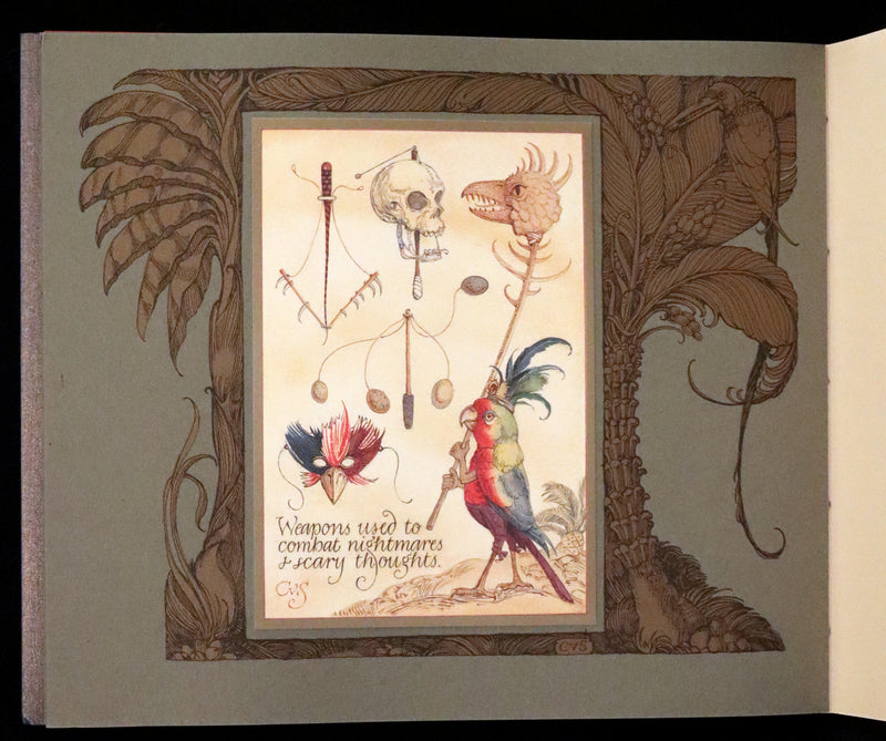 2005 Rare Signed First Edition - Sketches from the Dream Island of Birds by Charles van Sandwyk.