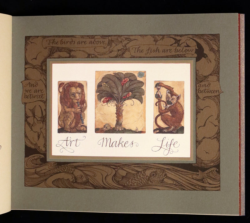 2005 Rare Signed First Edition - Sketches from the Dream Island of Birds by Charles van Sandwyk.