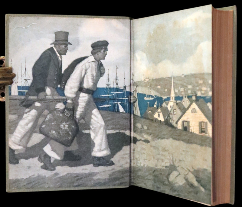 1923 Scarce Book - MOBY DICK or The White Whale by Herman Melville. First Edition illustrated by Mead Schaeffer.