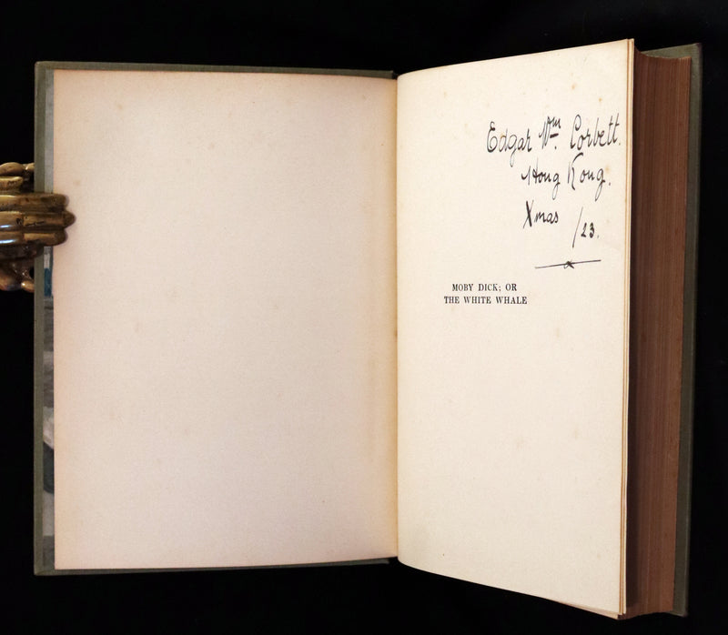1923 Scarce Book - MOBY DICK or The White Whale by Herman Melville. First Edition illustrated by Mead Schaeffer.
