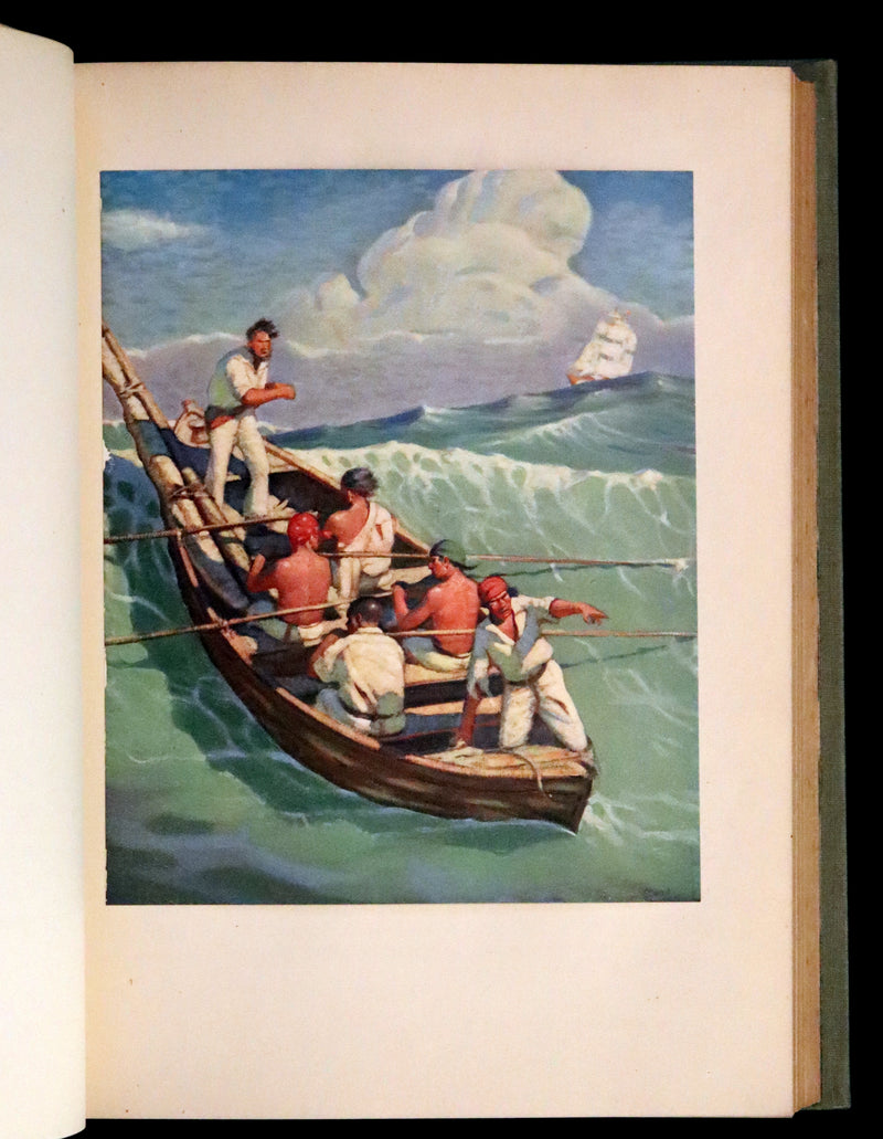 1923 Scarce Book - MOBY DICK or The White Whale by Herman Melville. First Edition illustrated by Mead Schaeffer.