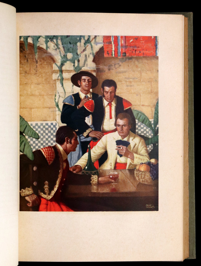 1923 Scarce Book - MOBY DICK or The White Whale by Herman Melville. First Edition illustrated by Mead Schaeffer.