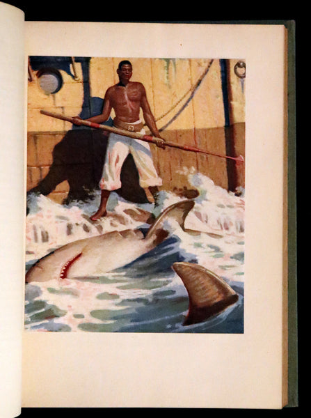 1923 Scarce Book - MOBY DICK or The White Whale by Herman Melville. First Edition illustrated by Mead Schaeffer.