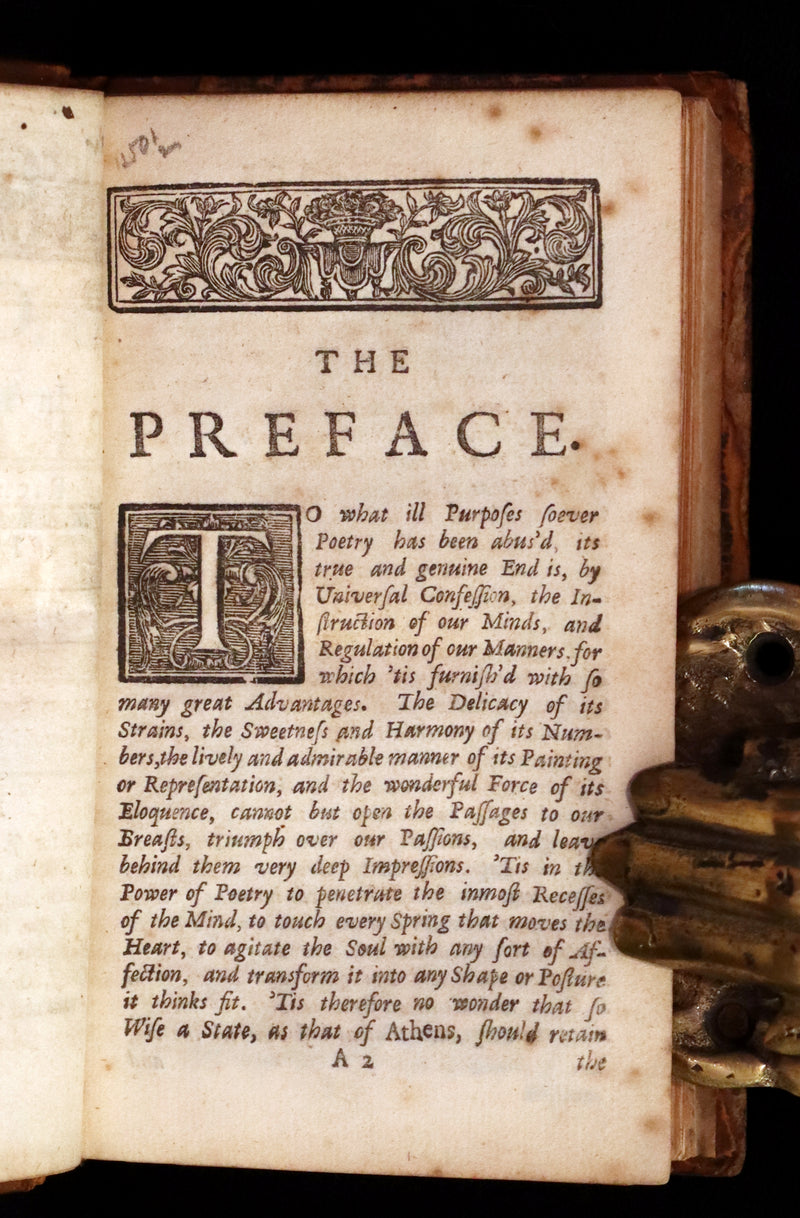 1714 Scarce  Book - Prince ARTHUR An Heroick Poem by Sir Richard Blackmore. KING ARTHUR.