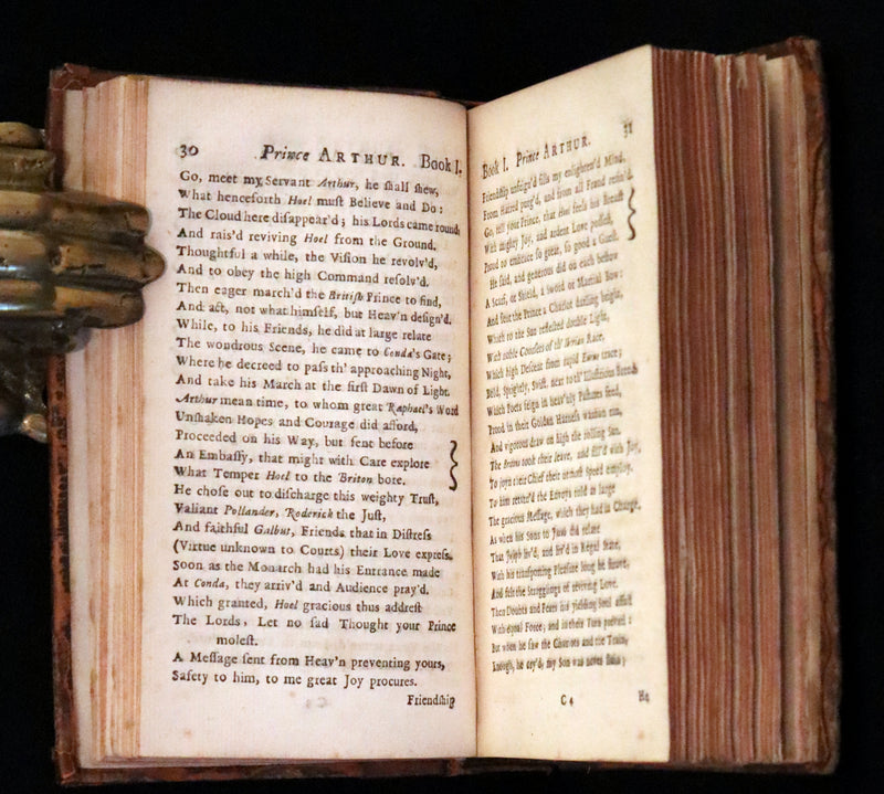 1714 Scarce  Book - Prince ARTHUR An Heroick Poem by Sir Richard Blackmore. KING ARTHUR.