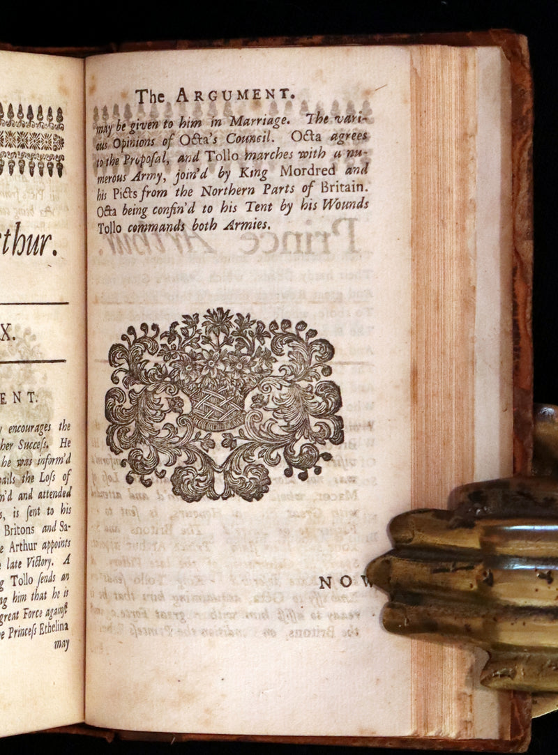 1714 Scarce  Book - Prince ARTHUR An Heroick Poem by Sir Richard Blackmore. KING ARTHUR.