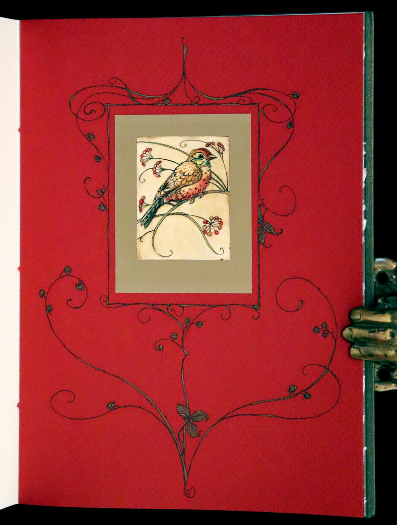 2007 Rare Edition in metallic green cover - Mr. Rabbit's Christmas Wish Translated for Humans by Charles van Sandwyk.