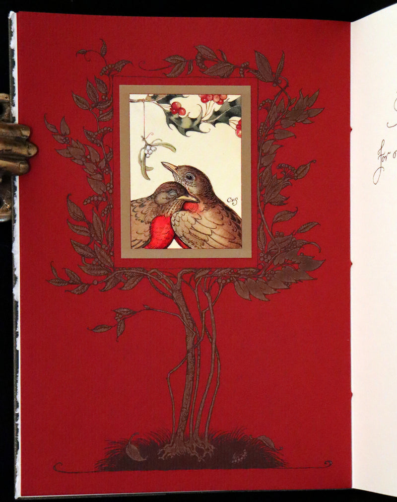 2007 Rare Edition in metallic green cover - Mr. Rabbit's Christmas Wish Translated for Humans by Charles van Sandwyk.