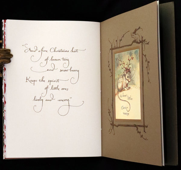 2007 Rare Edition in metallic green cover - Mr. Rabbit's Christmas Wish Translated for Humans by Charles van Sandwyk.