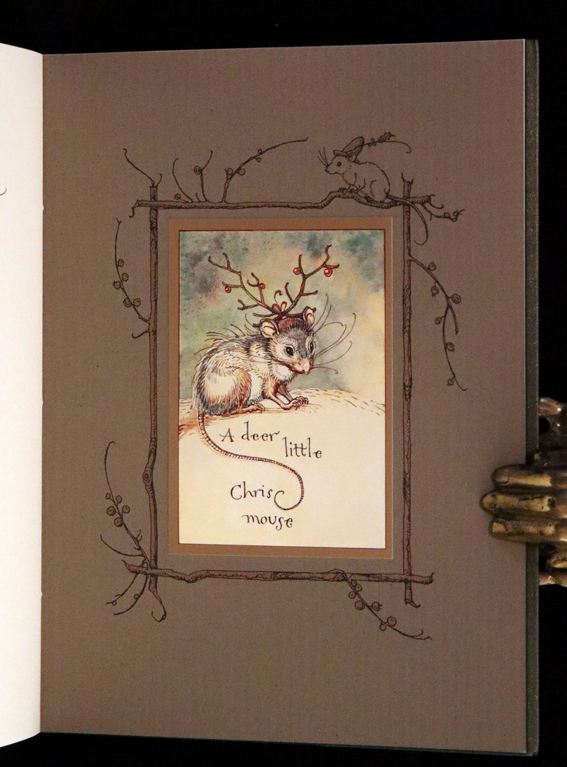 2007 Rare Edition in metallic green cover - Mr. Rabbit's Christmas Wish Translated for Humans by Charles van Sandwyk.