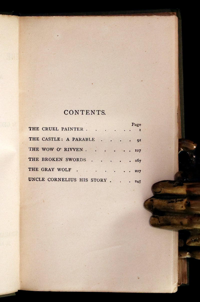 1884 Scarce Edition - The Cruel Painter and Other Fairy Tales by George MacDonald.