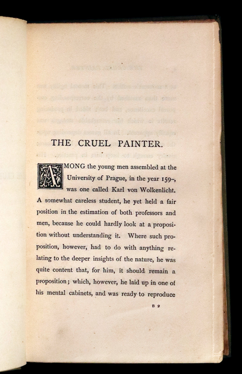 1884 Scarce Edition - The Cruel Painter and Other Fairy Tales by George MacDonald.