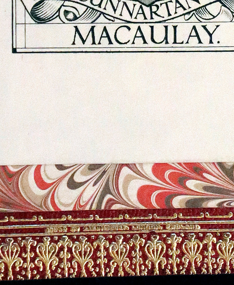 1924 Miniature Edition Book set bound by Zaehnsdorf - Alice's Adventures in Wonderland [with] Through the Looking Glass by Lewis Carroll.