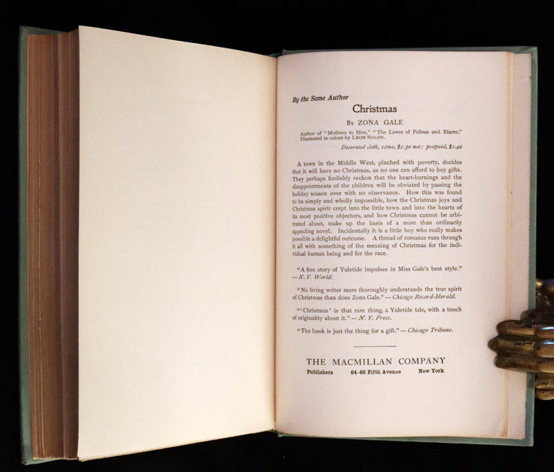 1913 First Edition illustrated by Agnes Pelton - When I Was A Little Girl by Zona Gale.