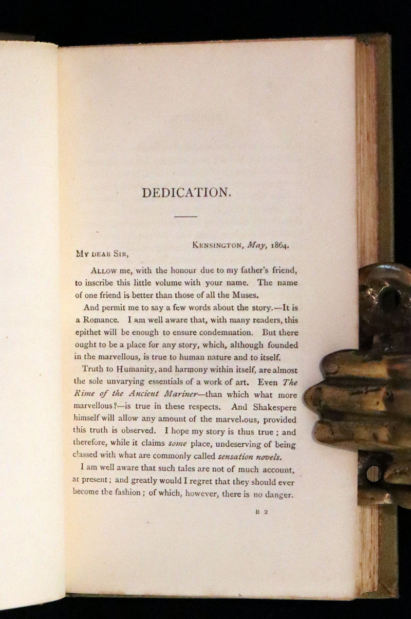 1884 Scarce Edition - The Portent: A haunting and mystical tale set in the Scottish Highlands by George MacDonald.