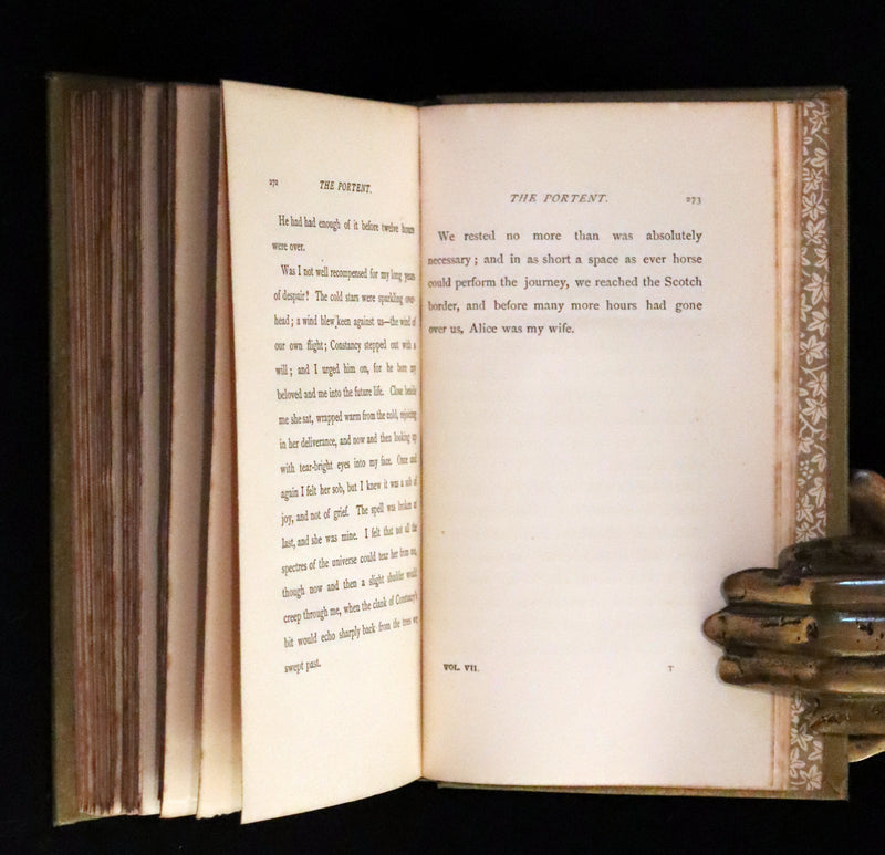 1884 Scarce Edition - The Portent: A haunting and mystical tale set in the Scottish Highlands by George MacDonald.