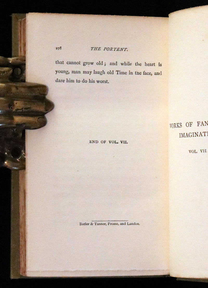 1884 Scarce Edition - The Portent: A haunting and mystical tale set in the Scottish Highlands by George MacDonald.