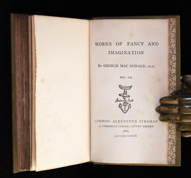 1884 Scarce Edition - The Portent: A haunting and mystical tale set in the Scottish Highlands by George MacDonald.
