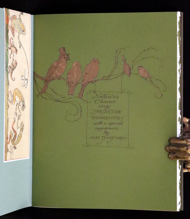 2008 Rare Edition - Mr. Rabbit's Symphony of Nature by Charles van Sandwyk. With “frolicking frogs” bookmark.