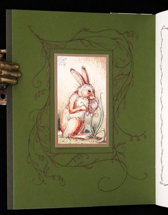 2008 Rare Edition - Mr. Rabbit's Symphony of Nature by Charles van Sandwyk. With “frolicking frogs” bookmark.