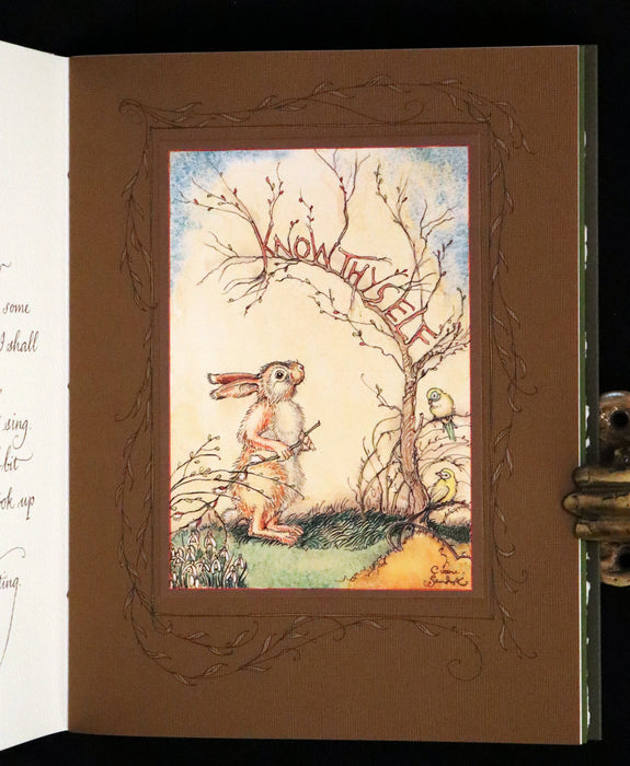 2008 Rare Edition - Mr. Rabbit's Symphony of Nature by Charles van Sandwyk. With “frolicking frogs” bookmark.